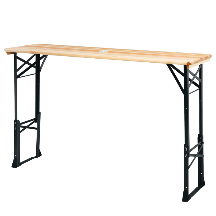 Adjustable height store picnic table